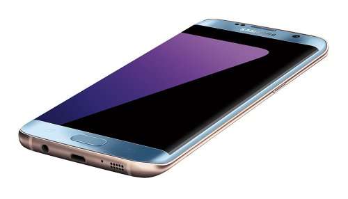 Samsung Galaxy S7 Edge - CORAL BLUE - CRACKED SCREEN
