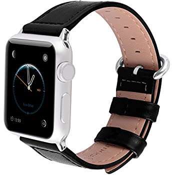 APPLE WATCH 38MM stainless steel with leather strap