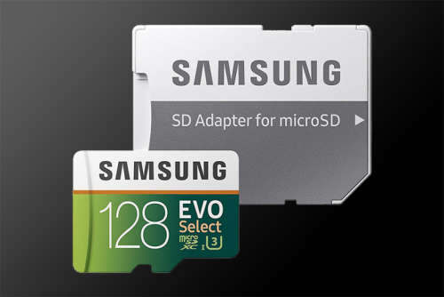 SAMSUNG 128B SD CARD - CLASS 10 UHS 3