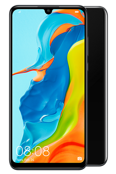 Huawei P30 Lite - Midnight Black - 128GB - Small chip on screen