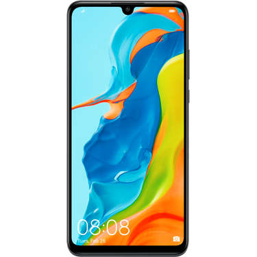 Huawei P30 Lite - Midnight Black - 128GB - Small chip on screen