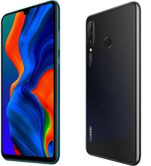 Huawei P30 Lite - Midnight Black - 128GB - Small chip on screen