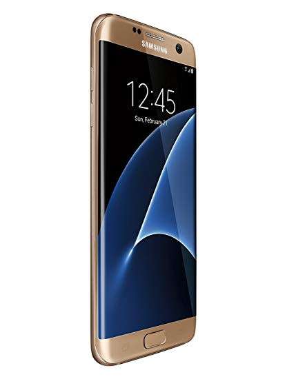 Samsung Galaxy S7 Edge - GOLD PLATINUM - CRACKED
