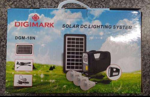 DIGIMARK SOLAR LIGHTING SYSTEM WITH RECHARGEABLE LIGHT