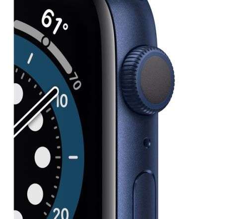 APPLE WATCH SERIES 6 - 44MM - BLUE WITH NAVY SPORTS BAND - GPS