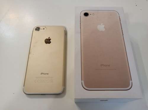 APPLE IPHONE 7 256GB - GOLD - PHONE STUCK ON APPLE LOGO SCREEN
