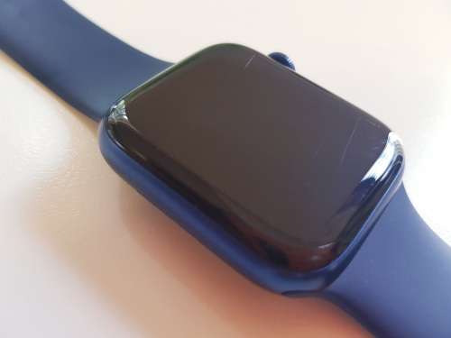 APPLE WATCH SERIES 6 - 44MM - BLUE WITH NAVY SPORTS BAND - GPS