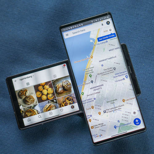 LG WING - 128GB - SINGLE SIM - CRACKED SCREEN