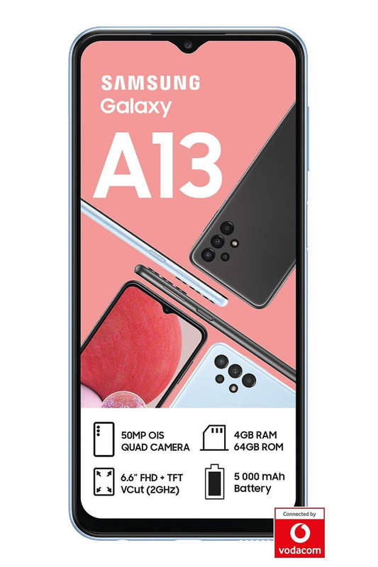 SAMSUNG A13 - BLACK - 64GB - DUAL SIM