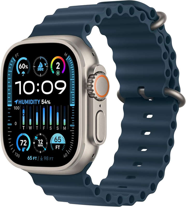 APPLE WATCH ULTRA 2 - 49MM - GPS + CELLULAR - TITANIUM WITH BLUE OCEAN BAND