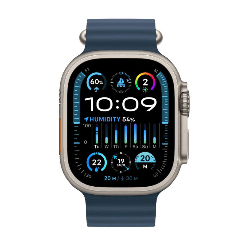 APPLE WATCH ULTRA 2 - 49MM - GPS + CELLULAR - TITANIUM WITH BLUE OCEAN BAND