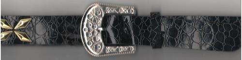"CLEARANCE" WOMENS BELT IN BLACK