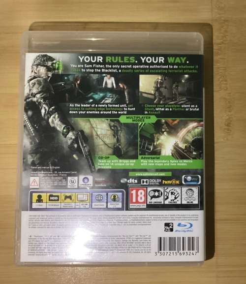 Tom Clancys Splinter cell blacklist (PS3)