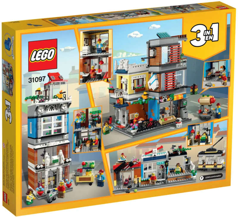 LEGO® Creator 3-in-1 Townhouse Pet Shop & Café (31097)