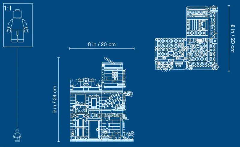 LEGO® Creator 3-in-1 Townhouse Pet Shop & Café (31097)