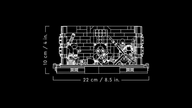 LEGO® Star Wars - Death Star Trash Compactor Diorama (75339)