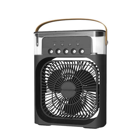 7 Colours LED Portable Air Cooler Fan