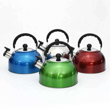 3L Stainless Steel Stove-Top Whistle Kettle- BLUE