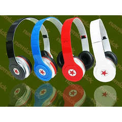 Wireless SD/TF card headphones headset with FM