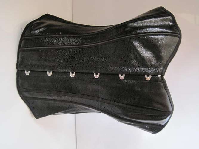 BLACK LEATHER CORSET (S,M,L,XL,XXL)