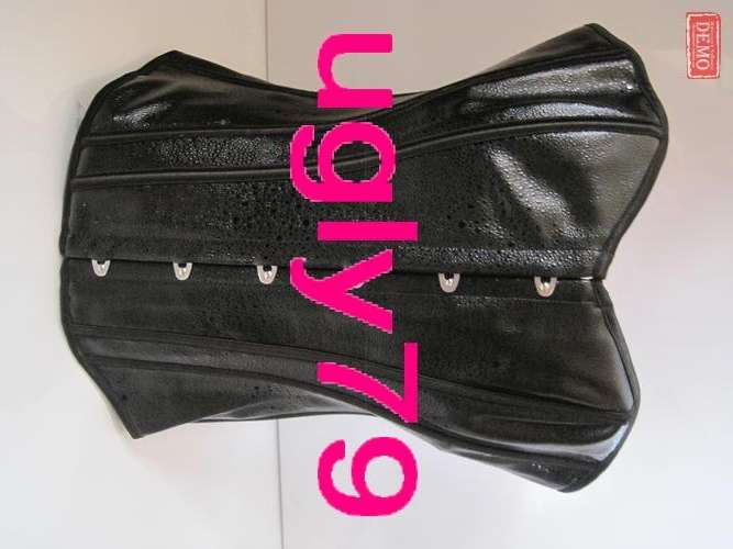 BLACK LEATHER CORSET (S,M,L,XL,XXL)