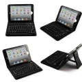 Wireless bluetooth keyboard 3.0 pu leather stand case cover for ipad mini