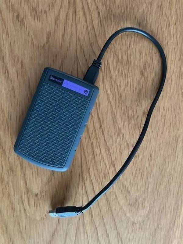 1TB Storejet Transcend portable external HDD