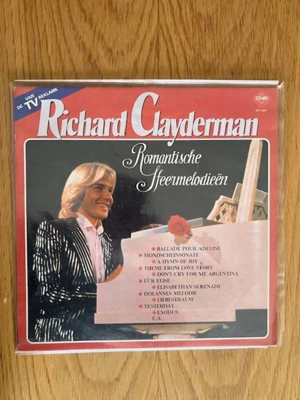 Record: Richard Clayderman - Romantische Sfeermelodieën.
