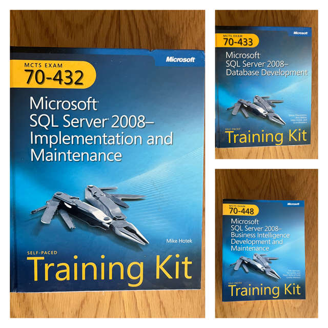 Microsoft SQL Server 2008 Self-training guides (3 books)