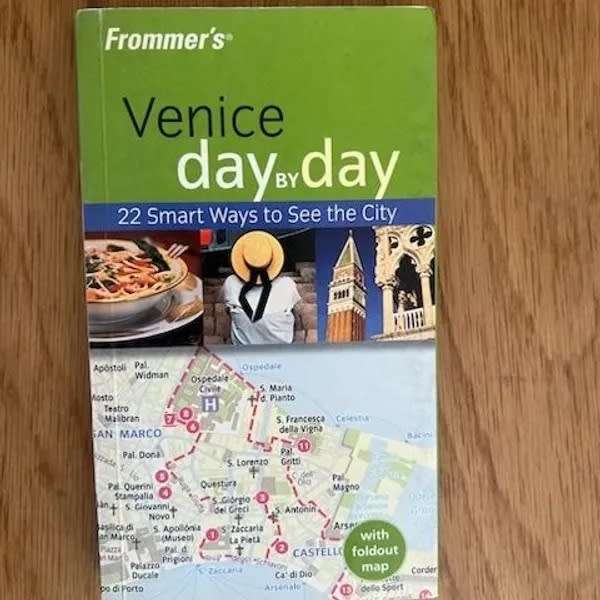 Frommer`s Day to Day guides to Paris, Venice and Rome.