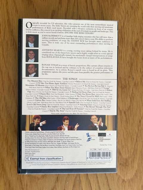 VHS: The Irish Tenors - 1999