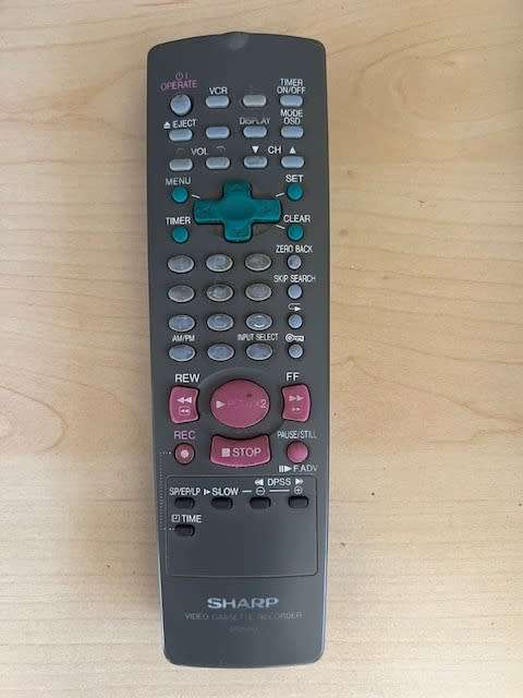 Used Sharp 4Head VHS/VCR/Video Cassette Player/ Recorder.