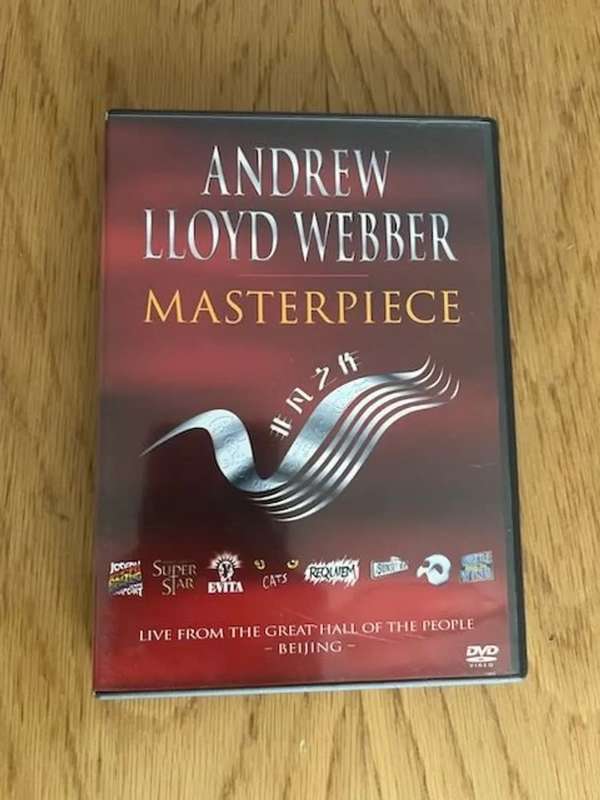 DVD: Andrew Lloyd Webber - Masterpiece. Live From the Great Hall of of the People - Beijing. 2001.