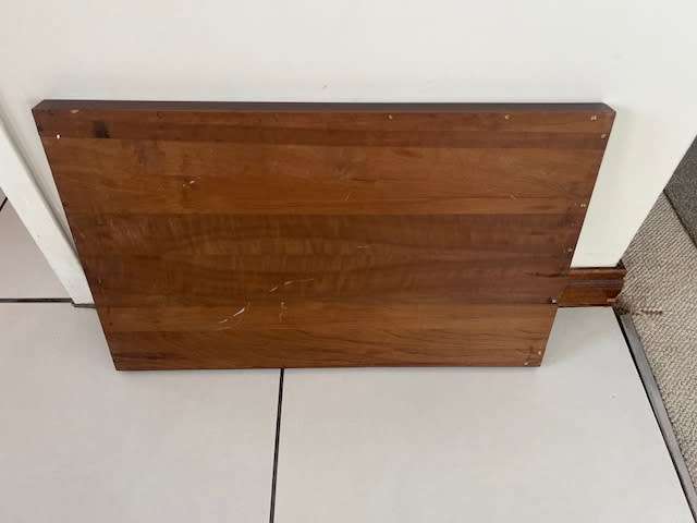 Large old-fashioned wooden tray in good condition