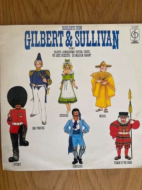 Record: Highlights from Gilbert & Sullivan Volume 3