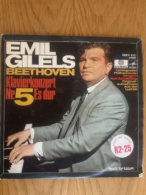 Record: Emil Gilels Beethoven Klavierkonzert Nr 5 Es-Dur