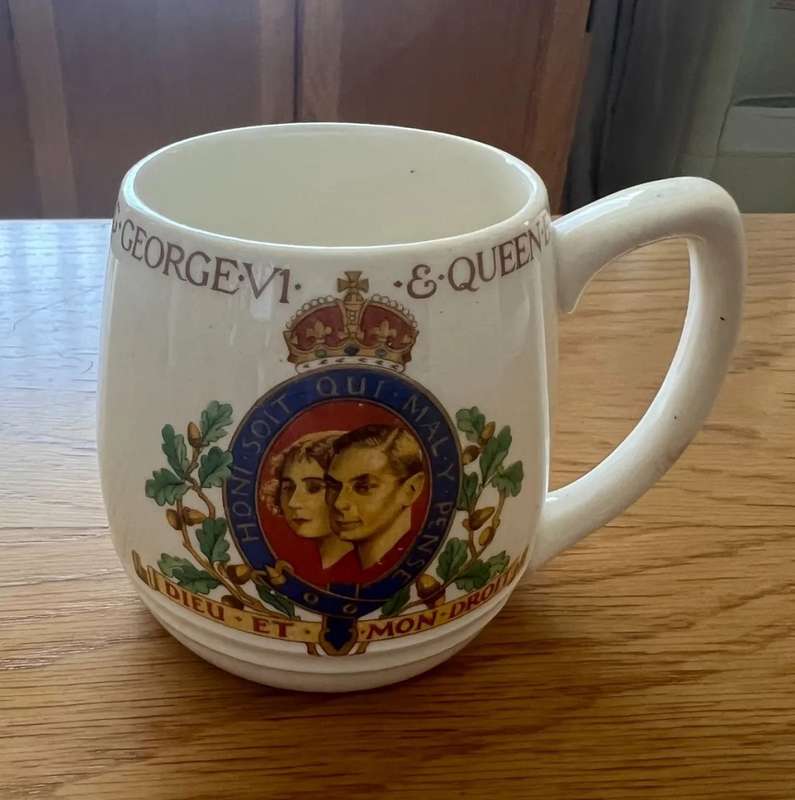 Coffee Cup - King George/Queen Elizabeth - Coronation 1937