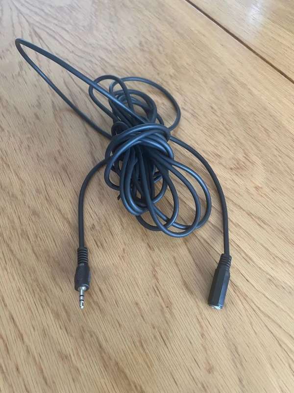 Audio extension cable (for headphones/audio jack) 3 meter