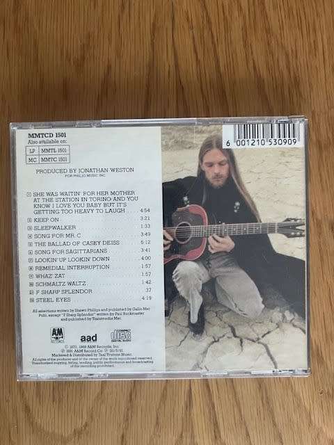 CD: Second Contribution.  Shawn Phillips. 1991.