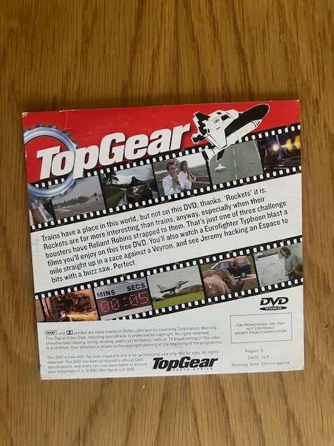 DVD: Top Gear: Planes, Rockets & Automobiles.