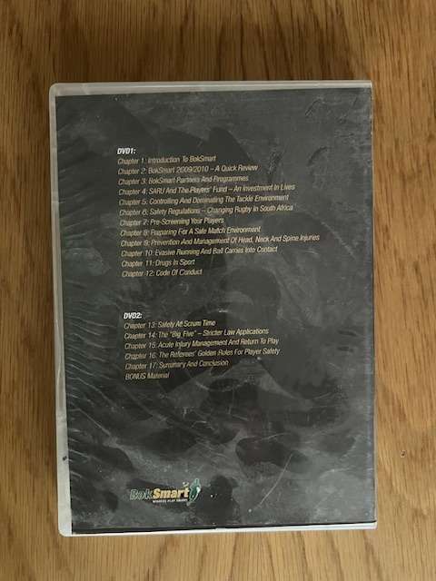 DVD: Boksmart 2011 Rugby Safety Programme.
