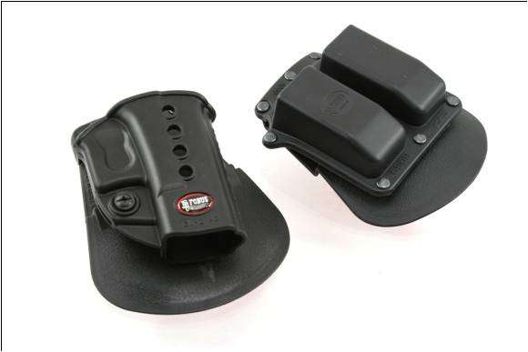 Fobus Glock handgun and Double magazine Paddle Holster Combo