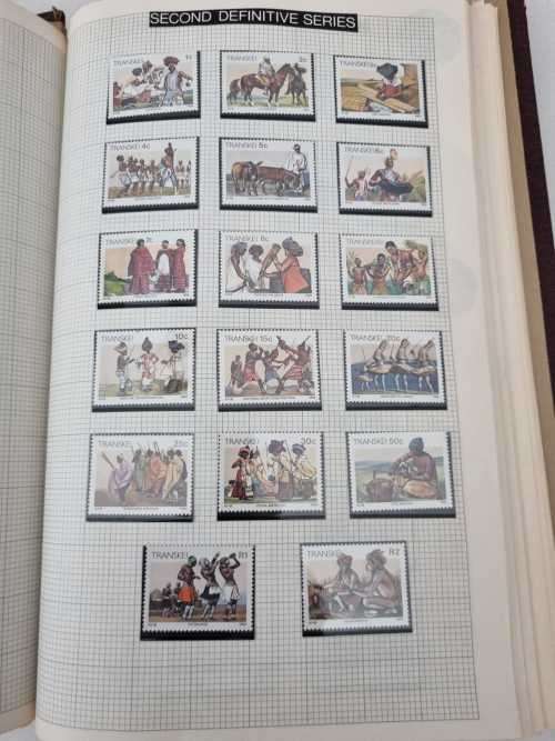 Transkei collection 1980-1993 with  UMM and used - 52 pages