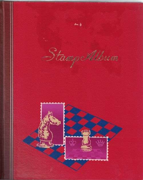 Stock Album with used older Norway, Sweden, Finland, Spain, Italian, Nederland, Denmark, France