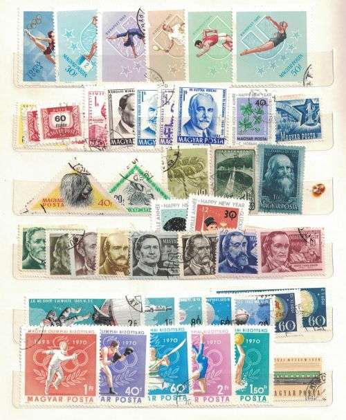 Stock Album with used United States and other stamps