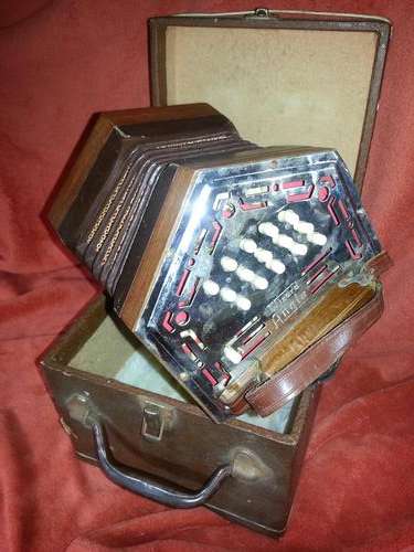 Concertina Wizard Anglo Three Row with case