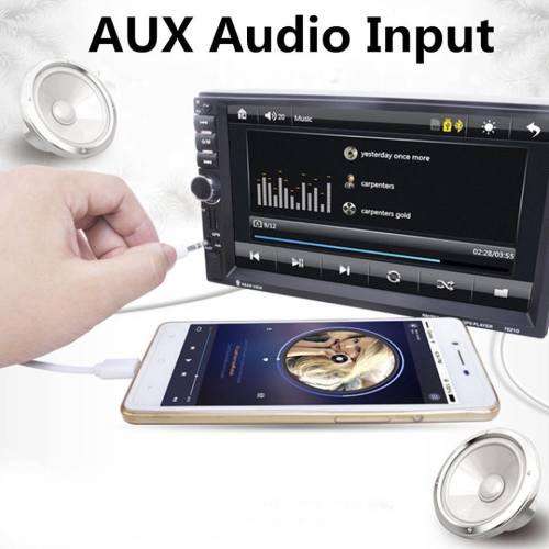 GPS Navigation HD Double 2 DIN Car Stereo MP5 Player Bluetooth Radio In Dash+Cam