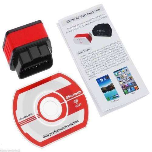 KW903 ELM327 WiFi ODB2 Code Reader Diagnostic Scan Tool for Iphone Android PC Auto Code Scan