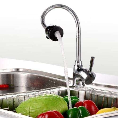 Chrome Kitchen Sink Basin Bathroom Faucet Swivel Mixer Tap Spout
