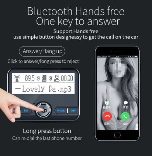 Digital Radio Receiver FM Tuner Radio Car Bluetooth 4.2 Transmitter Adapter FM DAV/DAB Tuner Broadca